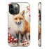 Christmas Fox in a Wreath of Red Berries - Impact Resistant Phone Case iPhone 12 Pro Max Matte